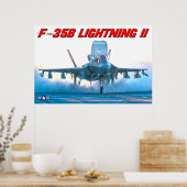 F-35B LICHTING II POSTER (Keuken)