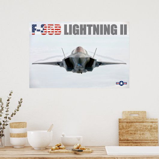 F-35B LICHTING II POSTER (Keuken)