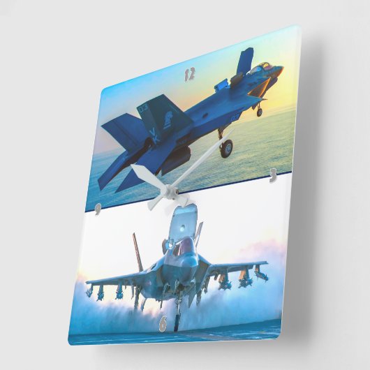 F-35B LICHTING II VIERKANTE KLOK (Hoek)