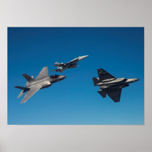 F-35C bliksem II Poster
