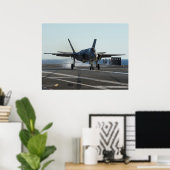 F-35C bliksem II Poster (Thuiskantoor)