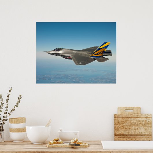 F-35C bliksem II Poster (Keuken)