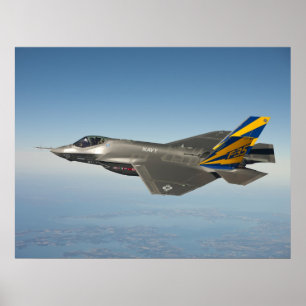 F-35C bliksem II Poster