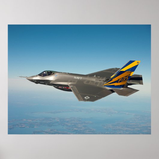 F-35C bliksem II Poster (Voorkant)