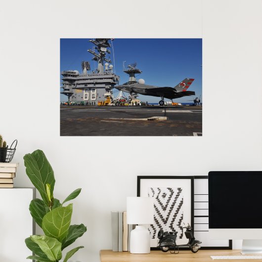 F-35C bliksem II Poster (Thuiskantoor)