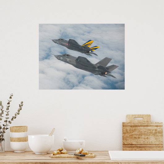 F-35C bliksem II Poster (Keuken)