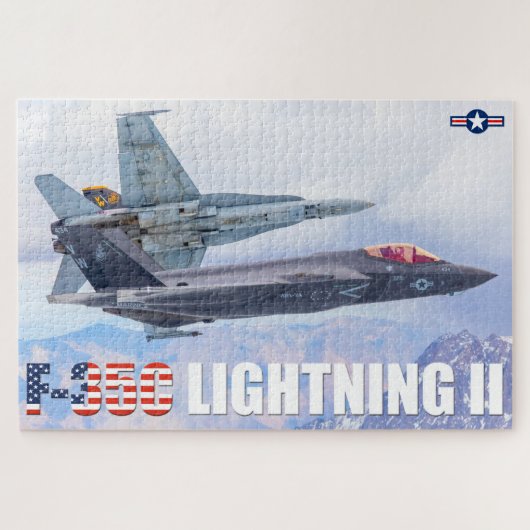 F-35C LICHTING II (20x30 INCH) Legpuzzel (Horizontaal)