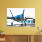 F-35C LICHTING II 24x36 Canvas Afdruk (Insitu (Woonkamer))