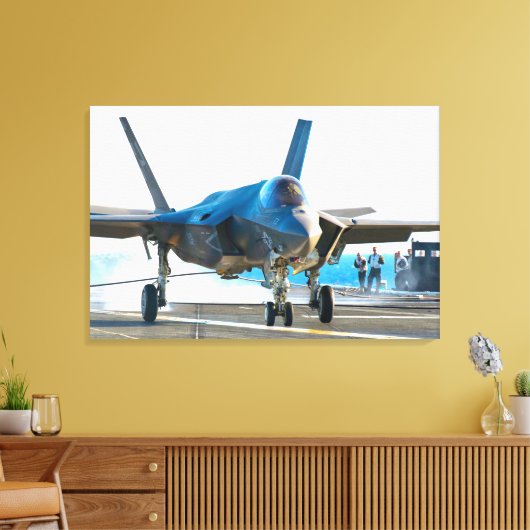 F-35C LICHTING II 24x36 Canvas Afdruk (Insitu (Woonkamer))