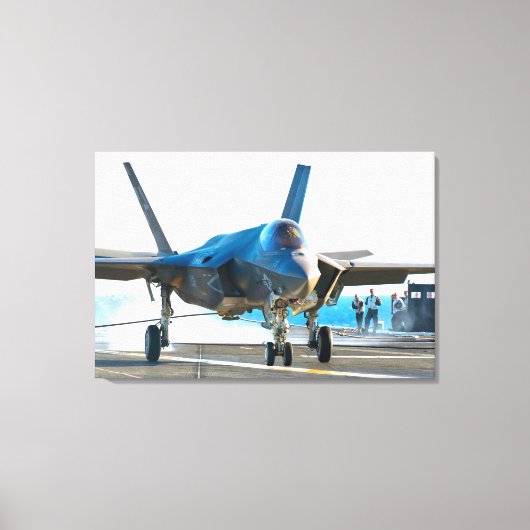 F-35C LICHTING II 24x36 Canvas Afdruk (Voorkant)