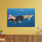 F-35C LICHTING II 24x36 Canvas Afdruk (Insitu (Woonkamer))
