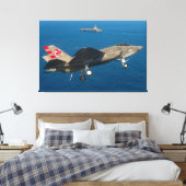 F-35C LICHTING II 32x48 Canvas Afdruk (Insitu (Slaapkamer))