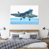 F-35C LICHTING II 32x48 Canvas Afdruk (Insitu (Slaapkamer))