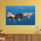 F-35C LICHTING II 40x60 Canvas Afdruk (Insitu (Woonkamer))