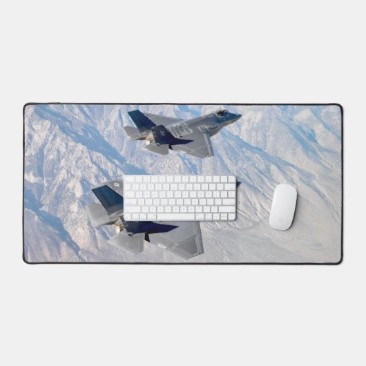 F-35C LICHTING II BUREAUMAT (Keyboard & Muis)