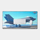 F-35C LICHTING II BUREAUMAT (Keyboard & Muis)