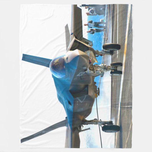 F-35C LICHTING II FLEECE DEKEN (Voorkant)