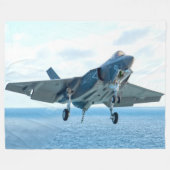 F-35C LICHTING II FLEECE DEKEN (Voorkant (Horizontaal))