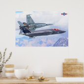 F-35C LICHTING II POSTER (Keuken)