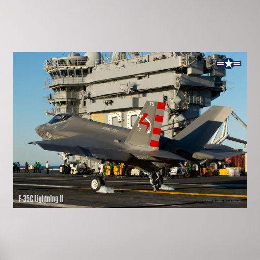 F-35C LICHTING II POSTER (Voorkant)
