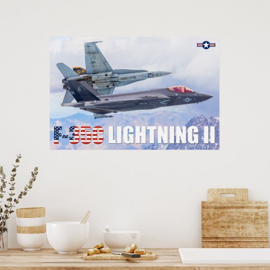 F-35C LICHTING II POSTER (Keuken)