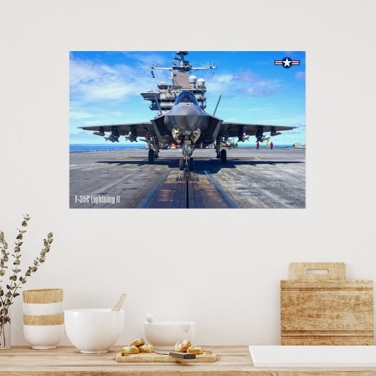F-35C LICHTING II POSTER (Keuken)