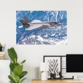 F-35C LICHTING II POSTER (Thuiskantoor)