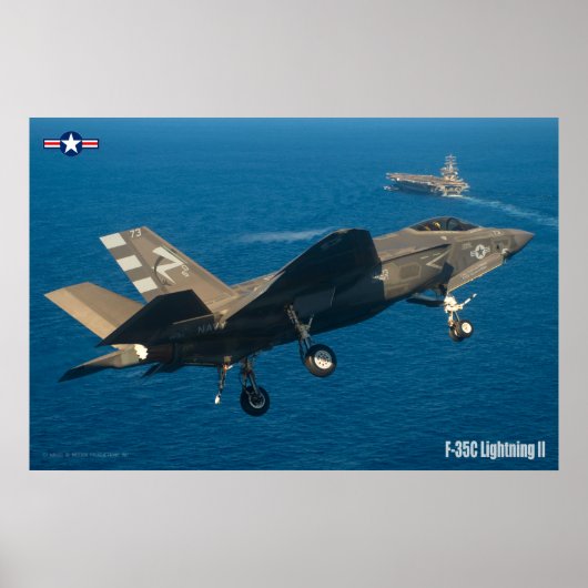 F-35C LICHTING II POSTER (Voorkant)