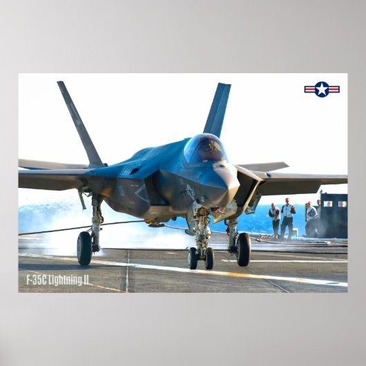 F-35C LICHTING II POSTER (Voorkant)