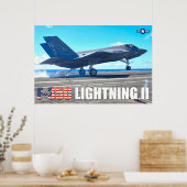 F-35C LICHTING II POSTER (Keuken)