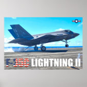 F-35C LICHTING II POSTER (Voorkant)