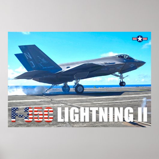 F-35C LICHTING II POSTER (Voorkant)