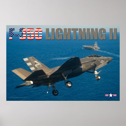 F-35C LICHTING II POSTER (Voorkant)