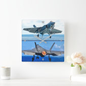 F-35C LICHTING II VIERKANTE KLOK (Huis)