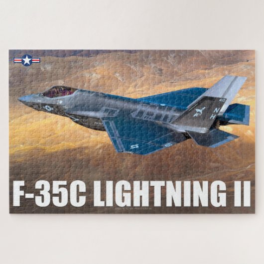 F-35C LIGHTNING II (50x75 CM) Legpuzzel (Horizontaal)