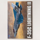 F-35C LIGHTNING II (50x75 CM) Legpuzzel (Verticaal)