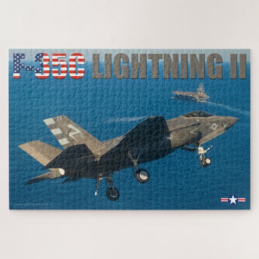 F-35C LIGHTNING II (50x75 cm) Legpuzzel (Horizontaal)