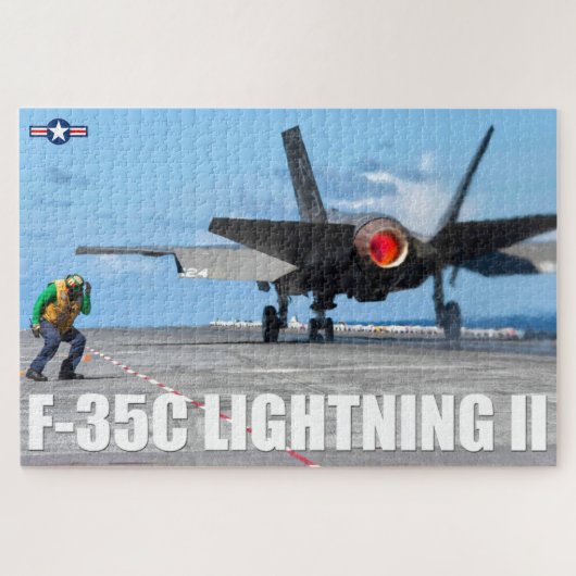 F-35C LIGHTNING II (50x75 CM) Legpuzzel (Horizontaal)