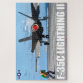 F-35C LIGHTNING II (50x75 CM) Legpuzzel (Verticaal)