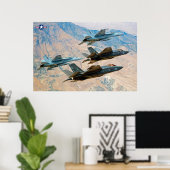 F-35C LIGHTNING II POSTER (Thuiskantoor)