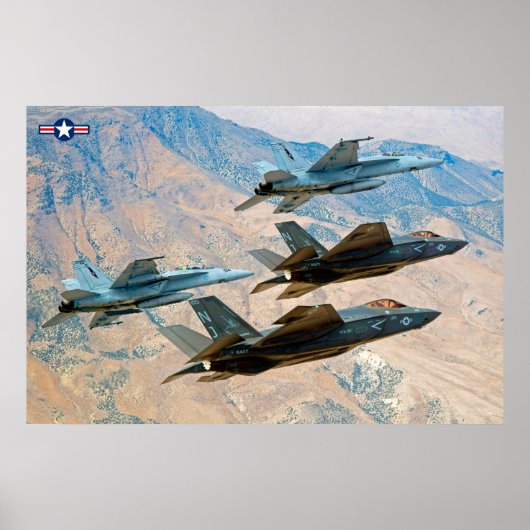 F-35C LIGHTNING II POSTER (Voorkant)