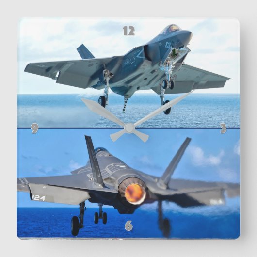 F-35C LIGHTNING II VIERKANTE KLOK (Voorkant)