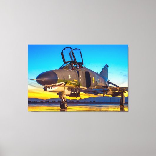 F-4 FANTOM 36x48 Canvas Afdruk (Voorkant)