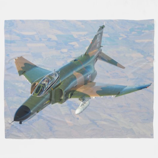 F-4 FANTOM FLEECE DEKEN (Voorkant (Horizontaal))