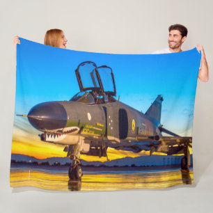 F-4 FANTOM FLEECE DEKEN