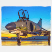 F-4 FANTOM FLEECE DEKEN (Voorkant (Horizontaal))