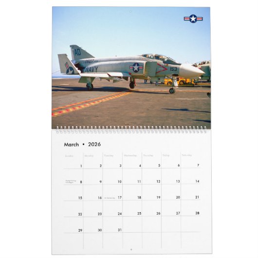 F-4 FANTOM KALENDER (Mar 2026)