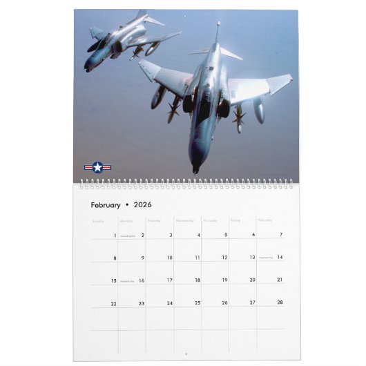 F-4 FANTOM KALENDER (Feb 2026)