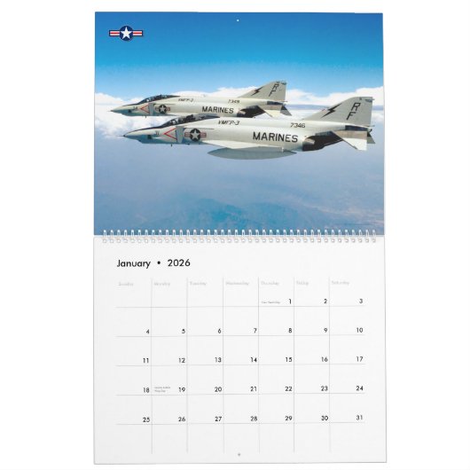 F-4 FANTOM KALENDER (Jan 2026)