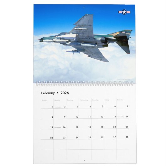 F-4 FANTOM KALENDER (Feb 2026)